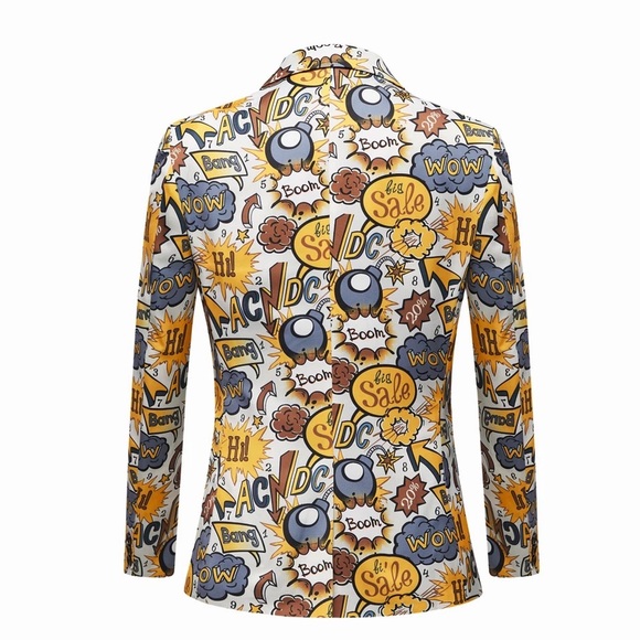 Men’s 2pc Yellow Suit - Picture 3 of 4